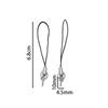 20/50pcs Lanyard Lariat Strap Cord With Eye Pins Screw Colour Strap Charm Cord Rope Keychains Hooks Mobile Phone DIY Accessories
