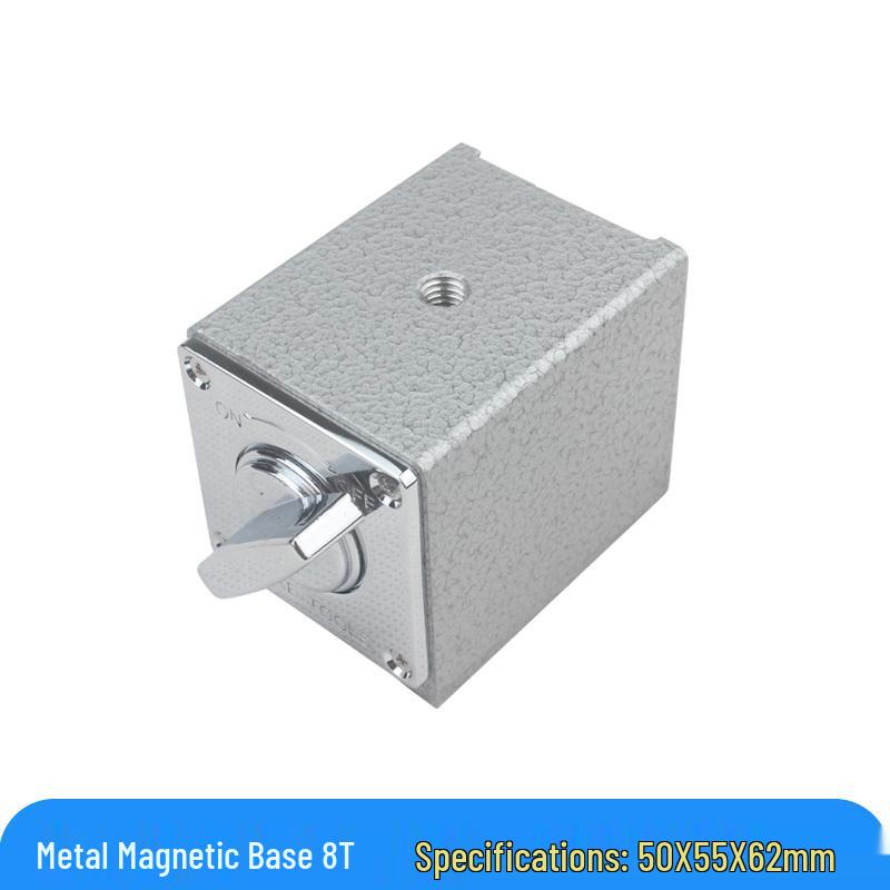 Switchable V-Type Magnetic Dial Indicator Holder with Strong Magnetic Base for Wire EDM