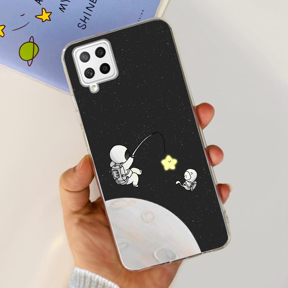 

For Galaxy A22 A225F 4G Case Samsung A22 5G A226B Back Cover Soft TPU Coque Shell Lovely Pattern Bumper For Samsung Galaxy A22 Galaxy A22 4G