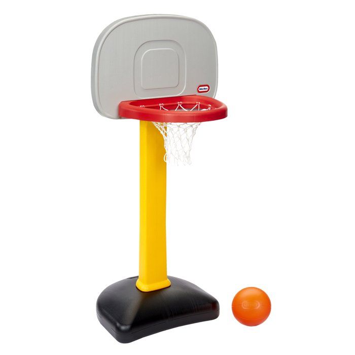 Petit Panier de Basket - Little Tikes - Kit de Basketball - La hauteur est réglable - A partir de 18 mois jusqu'à 5 ans
