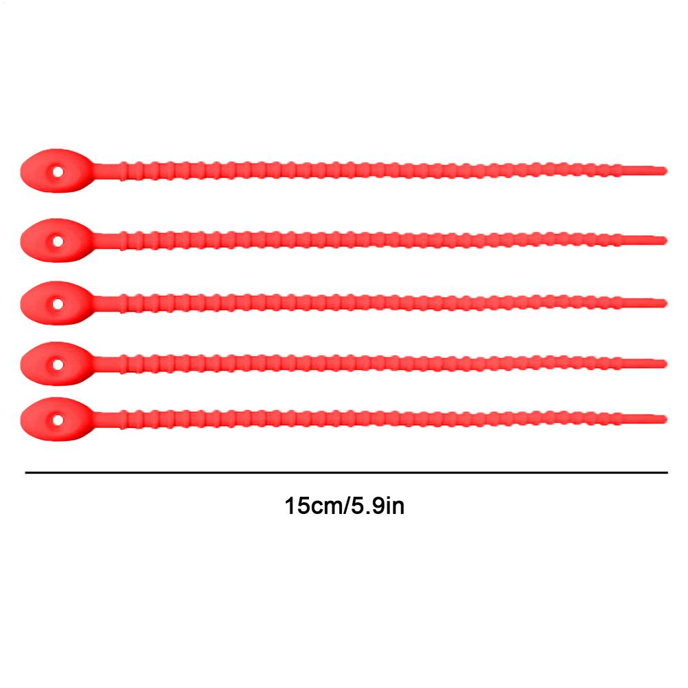 Cord Organizer Ties Silicone Cable Strap Reusable Fixed Cable Ties Multi Purpose Charging Cable Organizer Home Office Organizer