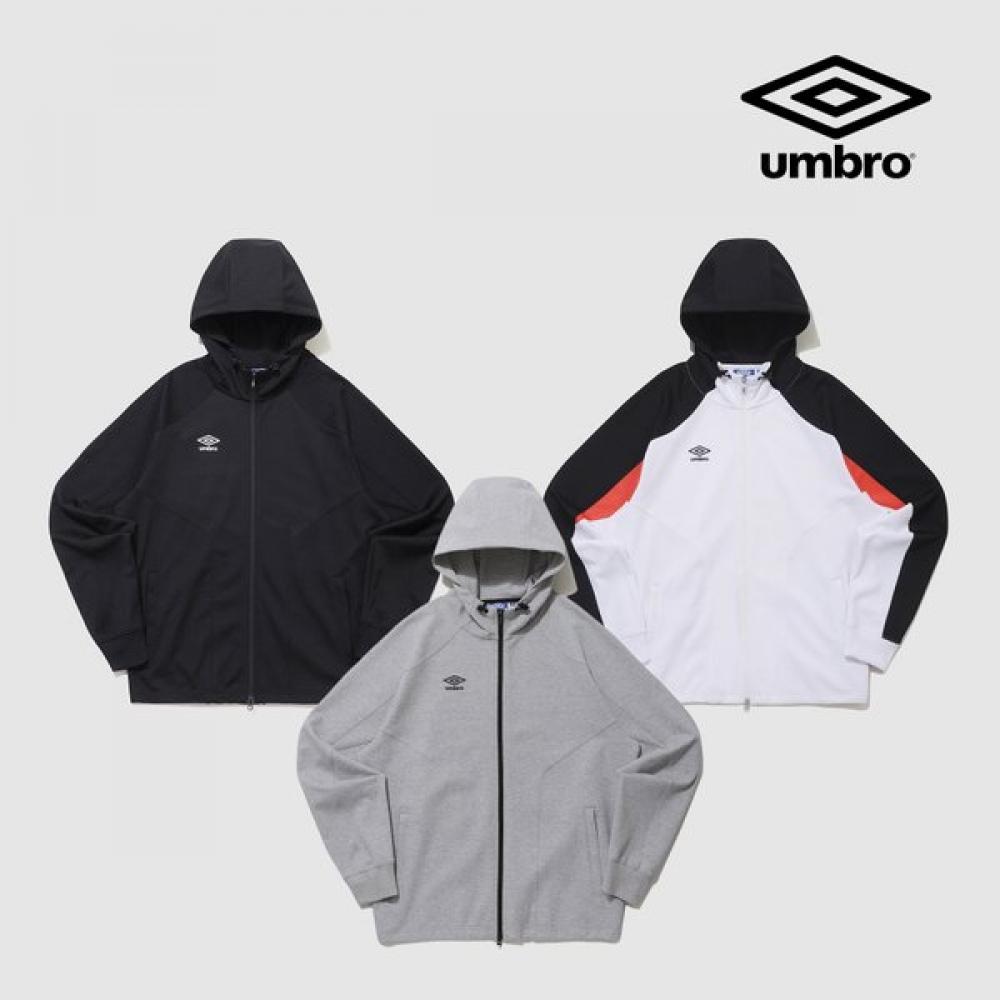 Umbro 25 S S Ptr Pre Match Knit Hoodie Zip Up uq121Sft11 MELANGE GRAY110 5500₽