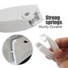 Rounded Baggage Door Clip White Door Clip Bracket Compartment Lock  Motorhome