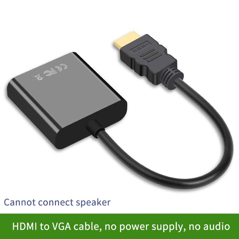 Hd 1080P Hdmi To Vga Cable Converter With Audio Power Supply Hdmi Male To Vga Female Converter Adapter For Tablet Laptop Pc Tv