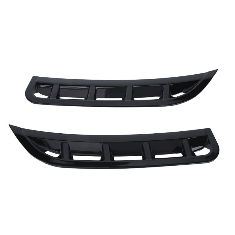 1 Pair Front Bumper Air Intake Accent Set, ABS Trim with Open-Section Detailing for W167 Both Corresponding Sides