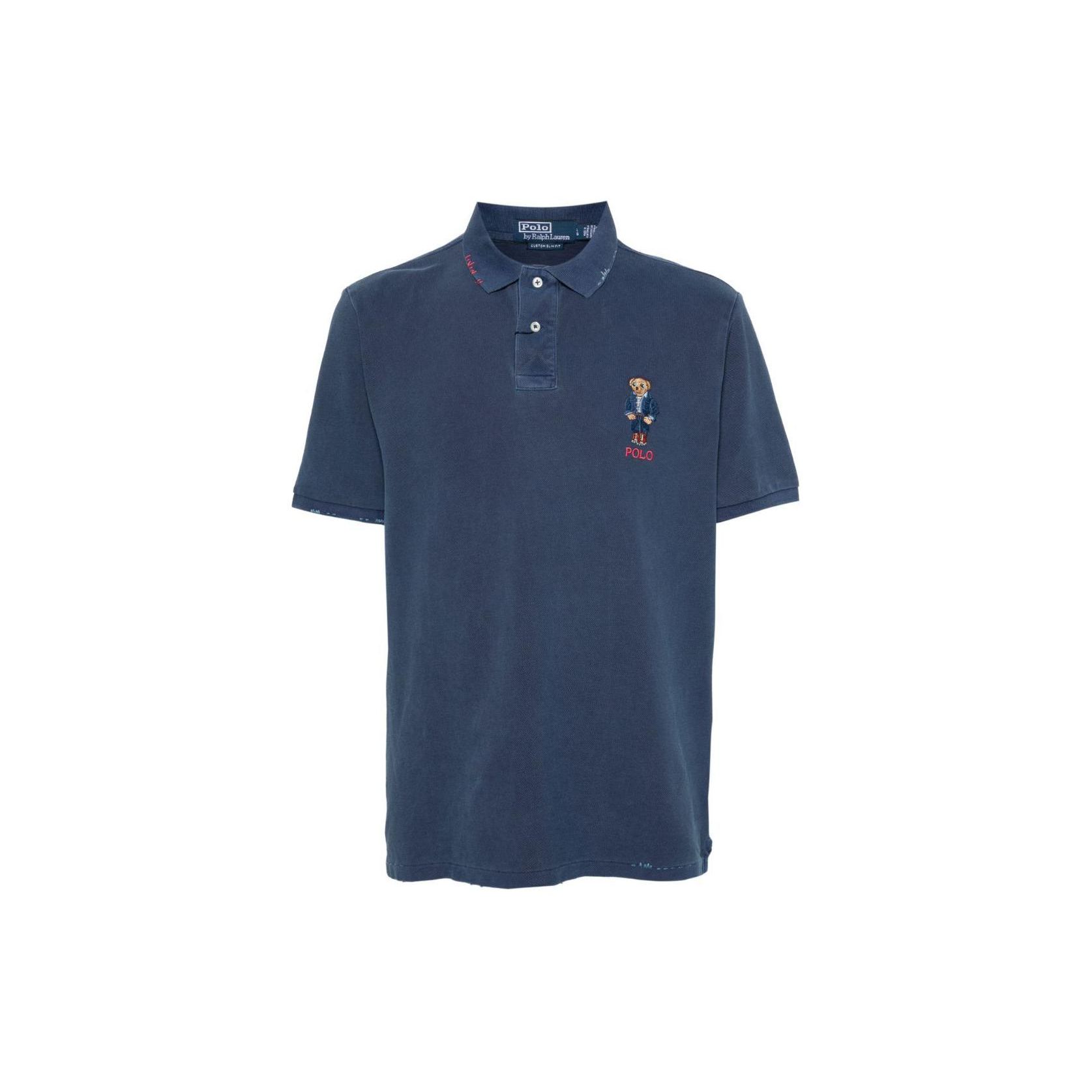 

Polo Ralph Lauren SS24 Поло с вышивкой логотипа Свободного кроя с коротким рукавом Мужские поло Темно-синий 710934708-001 L