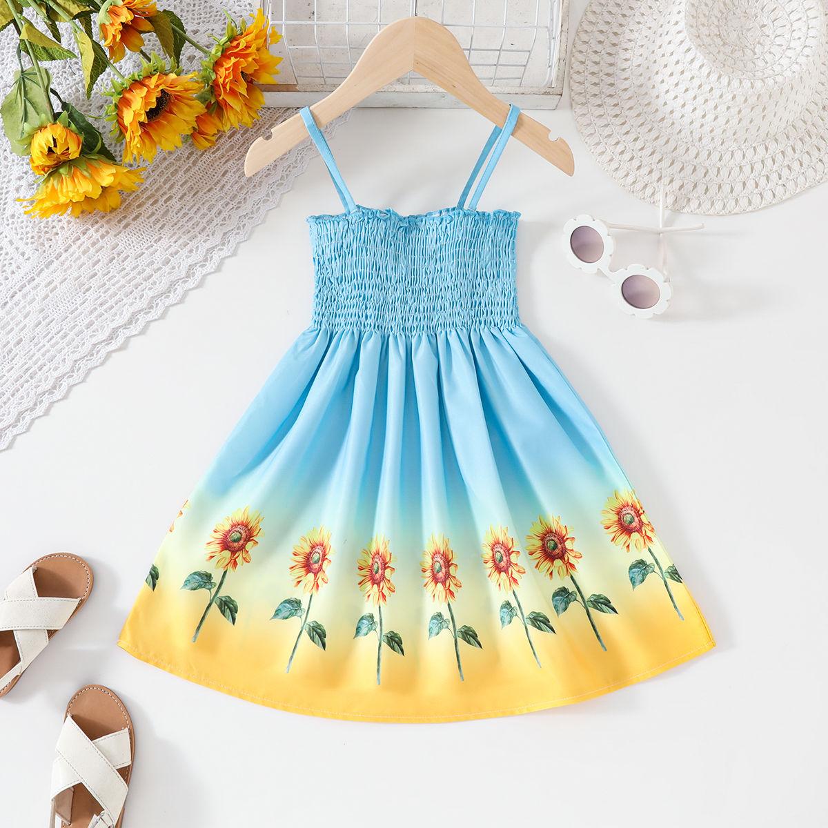 

Новое летнее платье для девочек, детское пляжное платье, платье без рукавов на подтяжках, платья принцесс для малышей 100