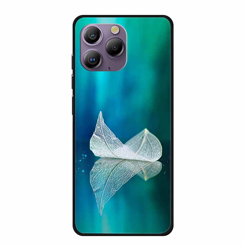 Copertura Morbida Spazio per Custodia Blackview A96 Fiore TPU Gatto Custodie in Silicone per BlackviewA96 Cover Shell Amorevole Antiurto