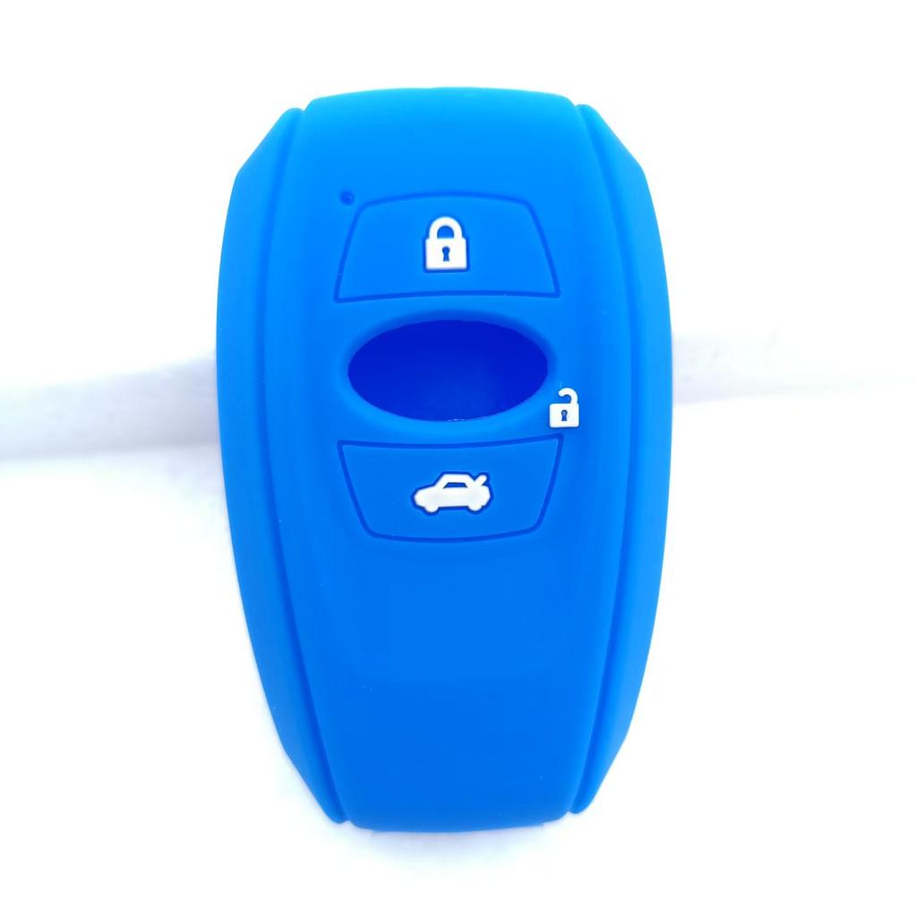 Silicon Skin Jacket Holder Key For Subaru Crosstrek Impreza Wrx Sti Brz Legacy Outback Remote Case Silicone Car Key Cover 4B