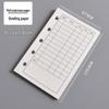 In-Stock A8 M5 Planner Refillable Loose-Leaf Inner Pages: Grid, Blank, Vertical Line, Weekly Plan, One Page Per Day, Punch-In Style.