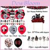 Siren Head Cartoon Cat Horror Theme Birthday Party Balloon Banner Cake Topper Set