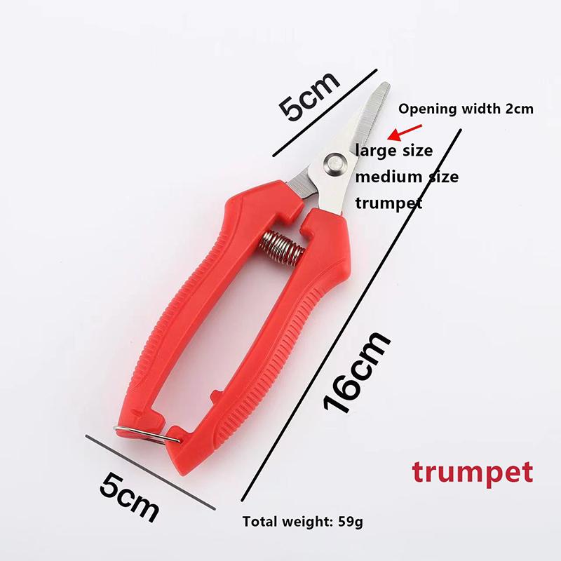 Gartenarbeit Hand-Rebschere Mikro-Spitze Gartenschere Blattschneider Gerade Floristenschere für Pflanzen Gartenschere Rebschere