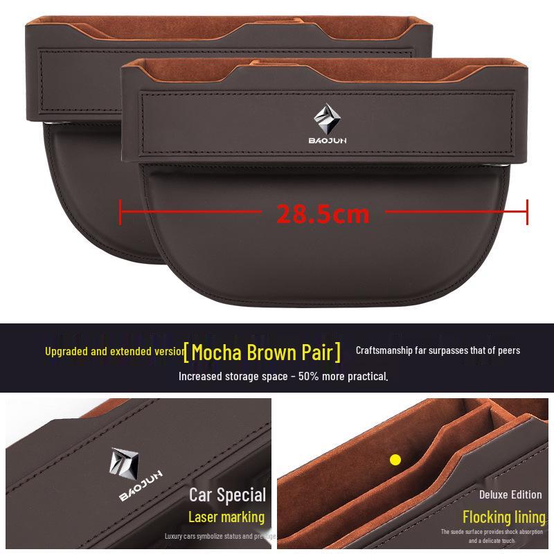 Boîte de rangement pour espace de siège de voiture pour modèles Baojun 560/510/310w/630/730