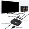 HDTV Sound Extractor 4K SPDIF 3.5mm HDTV Sound Extractor For Digital TV Sound Gaming Speaker Amplifier Connection