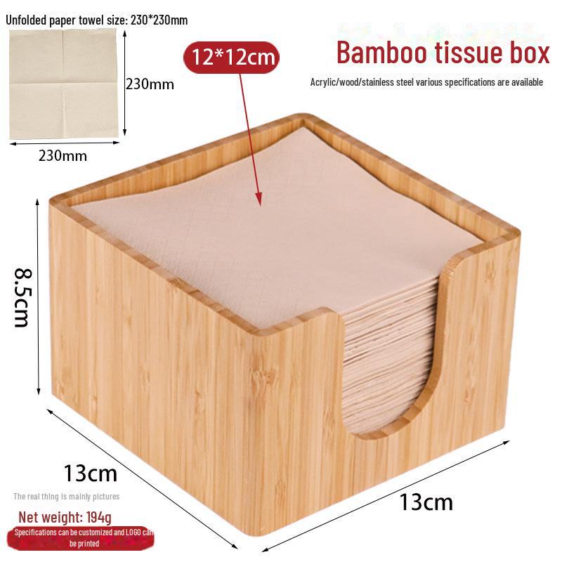 Square Tissue Box - Restaurant & Hotel Napkin Holder