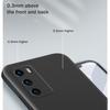 For Huawei P40 Solid Color Imitation Liquid Silicone Straight Edge Dropproof Full Coverage Protective Case