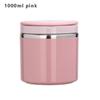 630/1000ml Thermal Soup Cup Insulated Food Jar Stainless Steel Bento Box Microwavable Lunch Containers for School Children