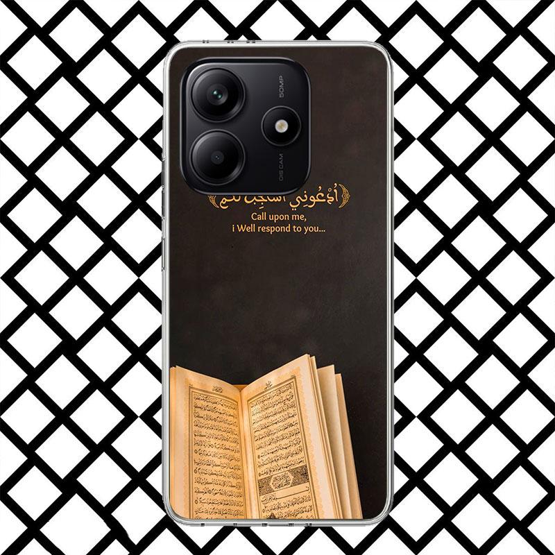 

Muslim Islam Bismillah Allah Phone Case for Xiaomi Redmi Note 15 14 14S 13 12 12S 11 Pro Plus 11E 11T 11S 10S 5G Soft Cover Fund Redmi Note 14 Pro 4G