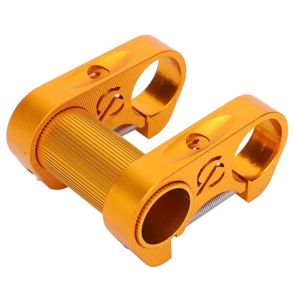 Folding Bike Handlebar 25.4MM Stem Aluminum Alloy Hollow SP8 Modified Double StemGold