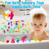 Baby Bath Toys for 4 Year Olds, 40 Pcs Suction Toys for Kids, Dinosaurs Bath Toys for Boys Girls Ages 3-10 Sensory Toys for Toddlers Travel Suction