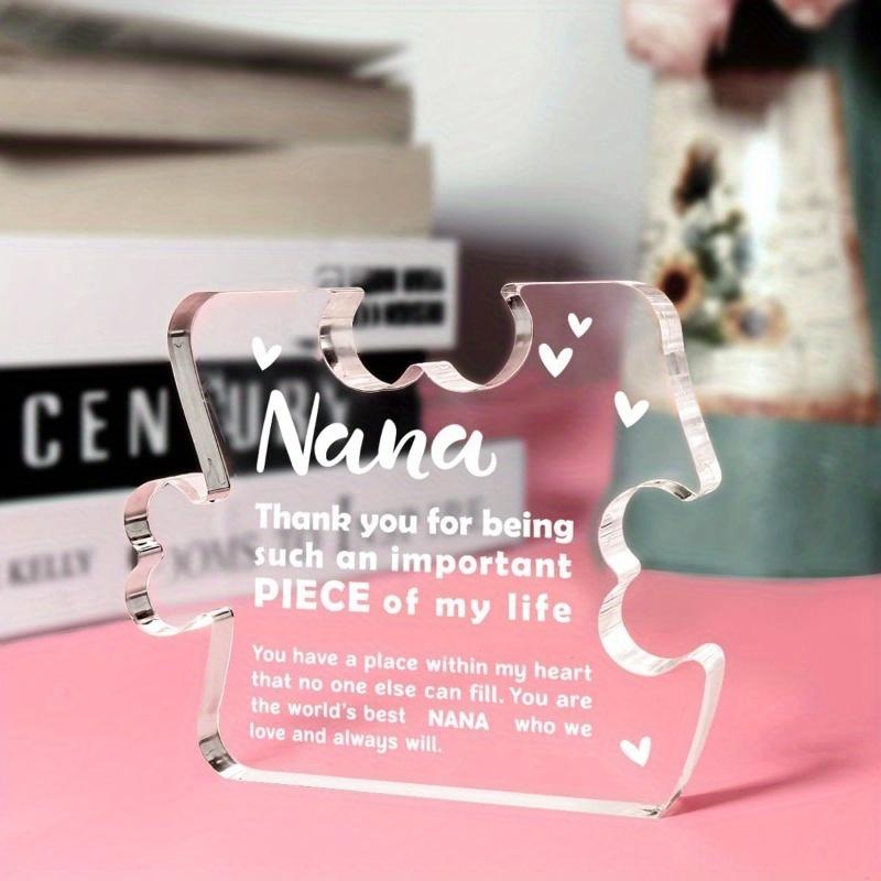 Heartfelt Nana Plaque - Cherished Birthday & Christmas Gift from Grandchildren