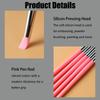 5Pcs/Set Silicone Nail Art Pen Brush 3D Image Carving Emboss Shaping Pen Brush UV Gel Polish Tip Professional DIY Manicure Tools