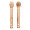 Wooden Honey Dipper, Honey Stick, Honey Stirring Rod, Honey Spoon, Honey Kitchen Utensil (Set of 2)
