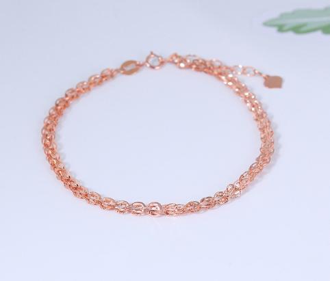 18k Gold Phoenix-tail Bracelets for Women Yellow Gold / Rose Gold Bracelet
