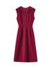 Elegant Sleeveless Chiffon A-line Vest Dress