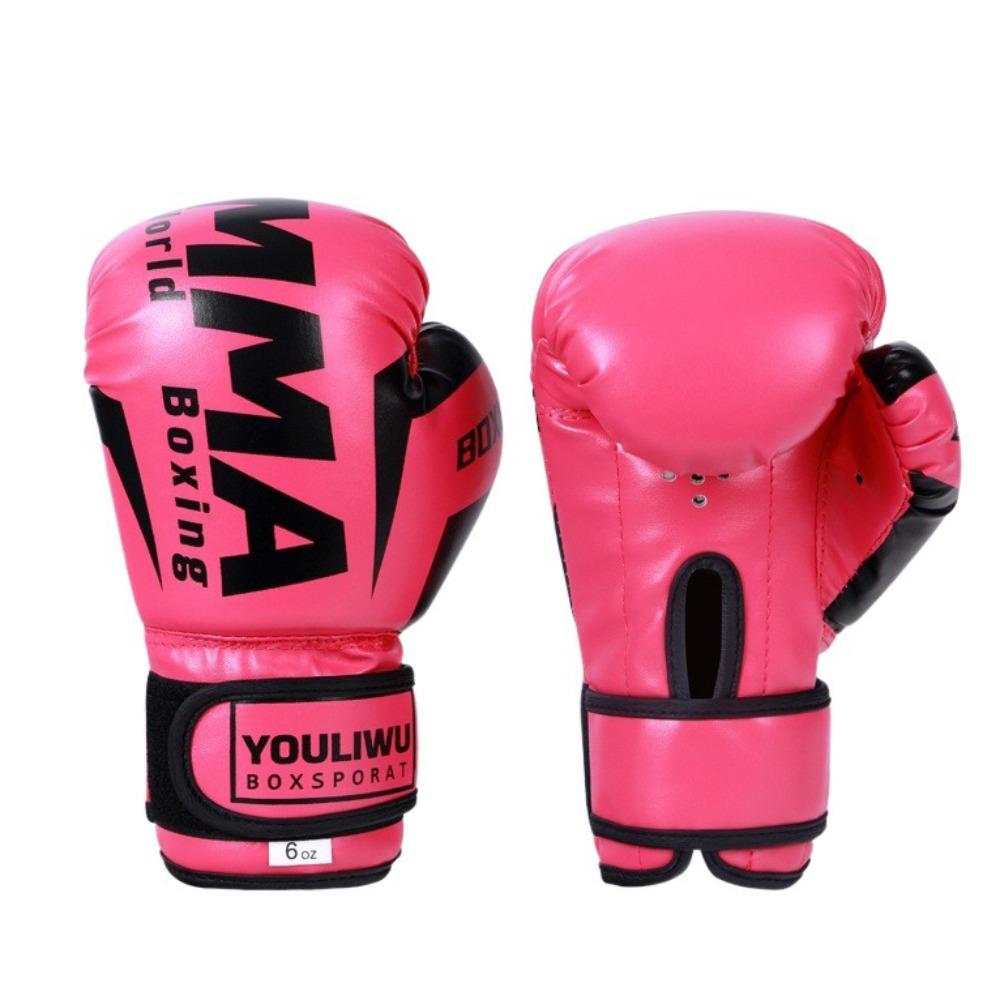 PU Leather Boxing Gloves Breathable Punching Training Gloves Protection Kickboxing Gloves  Sparring