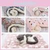 Factory Direct Sale Thickened Pet Mat For Autumn And Winter Cute Cartoon Style Anti-slip Blanket Wholesale 89x68cm Characters)