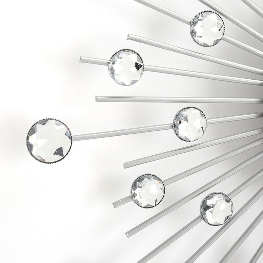 Модные роскошные настенные часы из металла с бриллиантами для гостиной и спальни