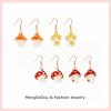 Cartoon Cute Mushroom Various Action Expressions Ear Hook Simple Fashion Girl Exquisite Cute Funny Mushroom Stud Earrings