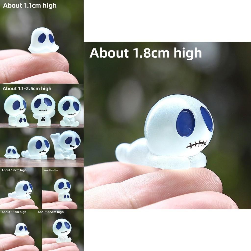 Resin Ghost Miniature Toy With Scene Design For Diy Decoration And Creative Play Activities