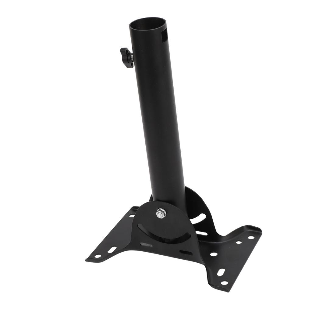 Satellite Roof Mount Kit Black Stainless Steel Weather Proof Satellite Pole Mounting Bracket for Starlink V2 for