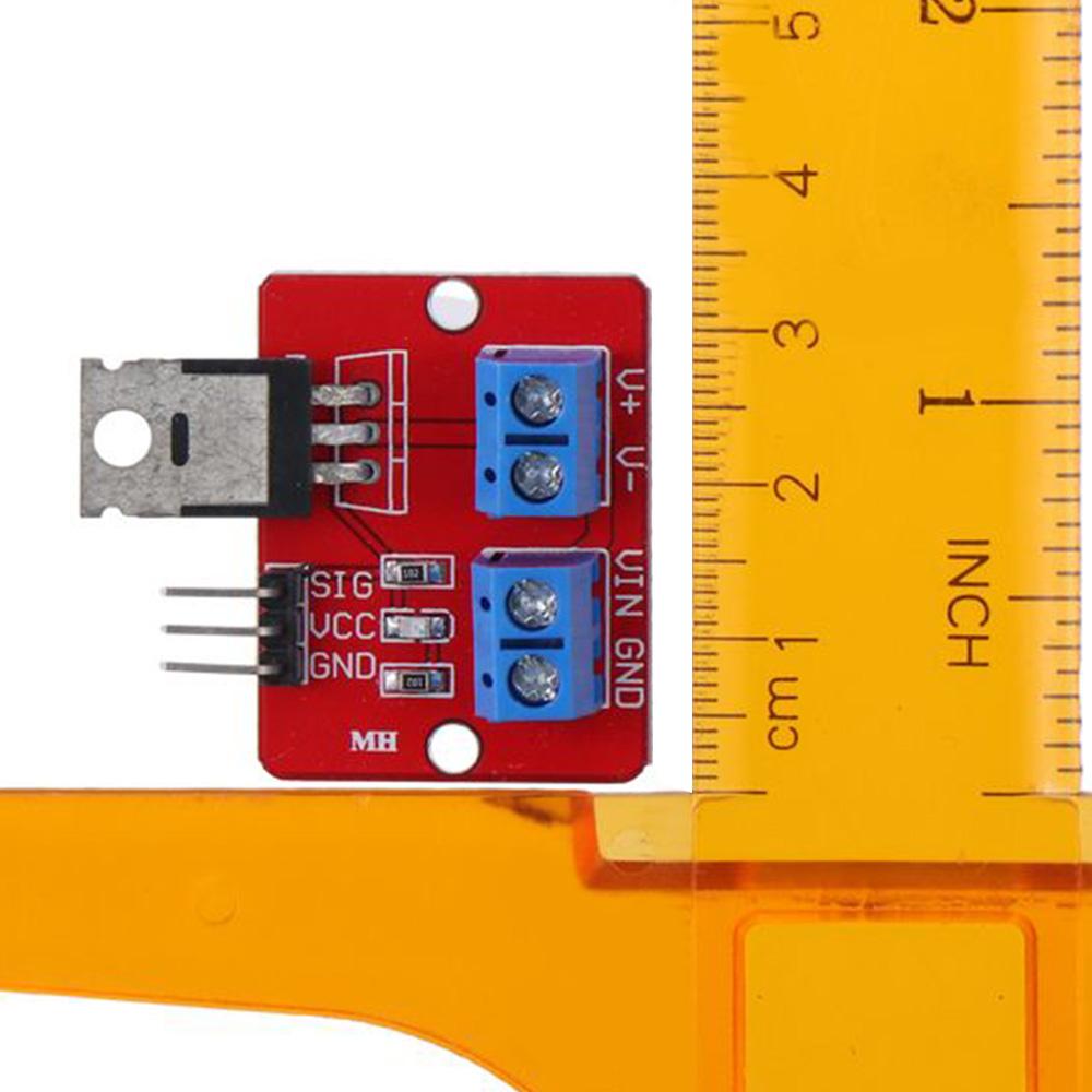 5pcs IRF520 MOSFET red Microcontroller irf520 mosfet Button Drive for Arduino  MCU  ARM Arduino