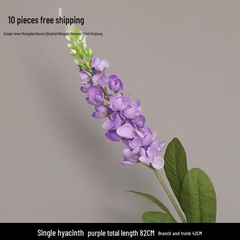 Purple Floral Wedding Arrangement - Silk Hydrangea, Rose, Bamboo Leaves & Grass for Flower Arches