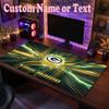 Green Bay Packers Customized Name Text Mouse Pad, Large Desk Mouse Mat Personalized Home Office Present