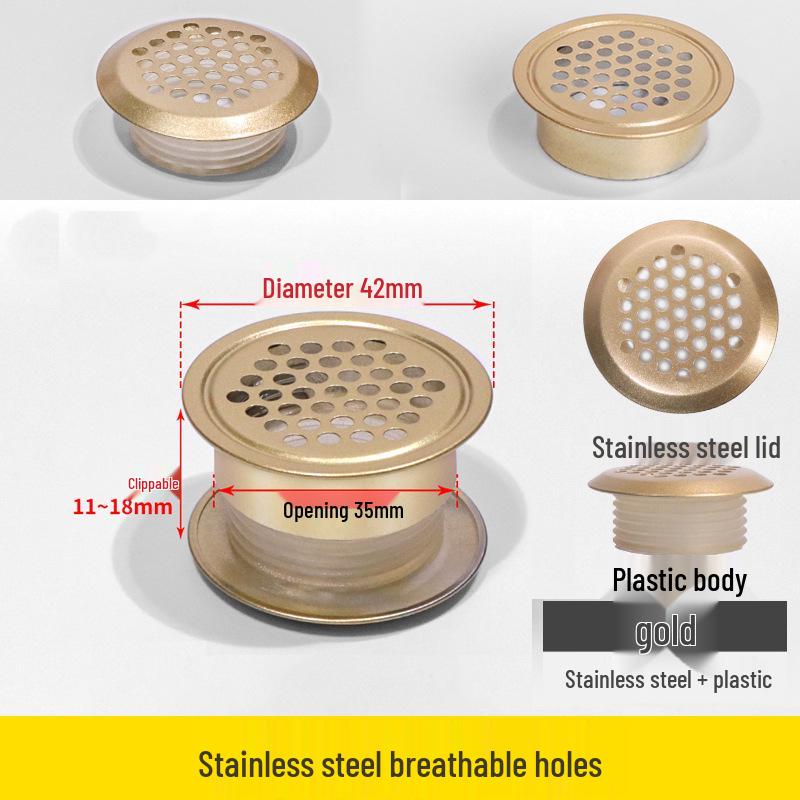 Stainless Steel Ventilation Mesh Cover for Cabinets and Wardrobes