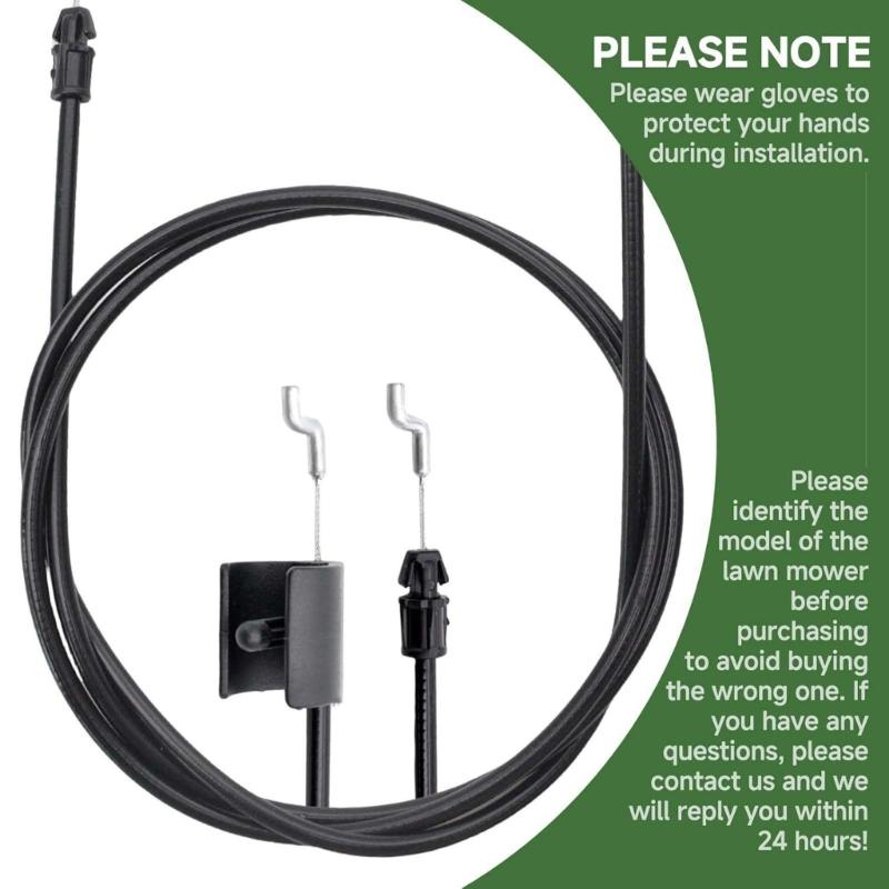 7103977YP Bail Cable Assembly Replacement for 7103977 7101861 Lawnmower Machine Easy Installation Accessories