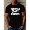 European Size CERTIFIED Torta POUNDER Men'S Summer Short Sleeve Tee