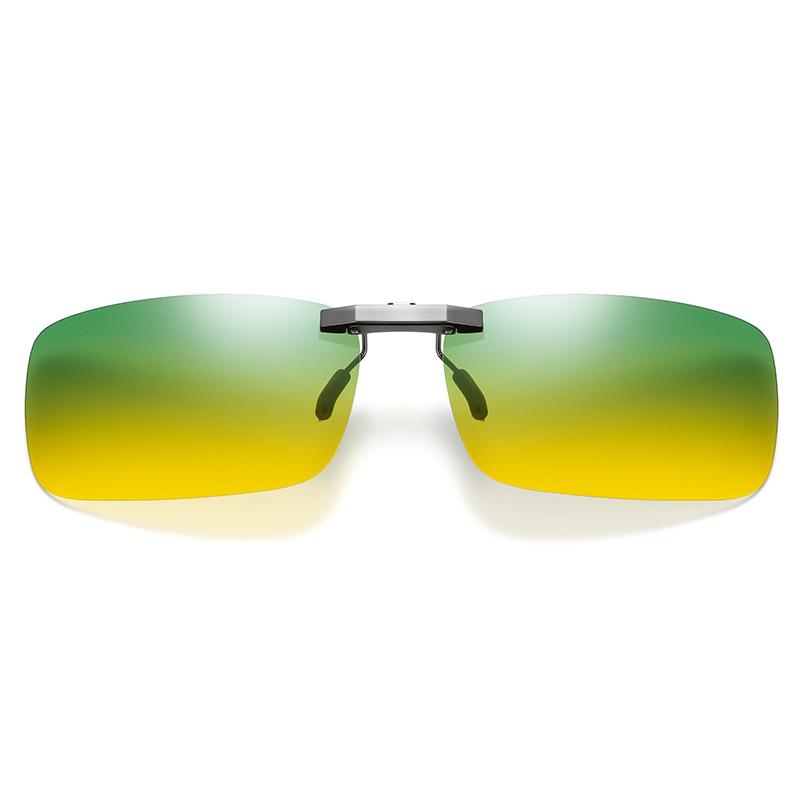 

Мужские и женские поляризованные светоотражающие солнцезащитные очки для близорукости с цветной клипсой, очки для рыбалки, очки-жабы 8501