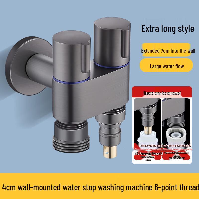 Hanyou Dual-Outlet Brass Faucet Adapter