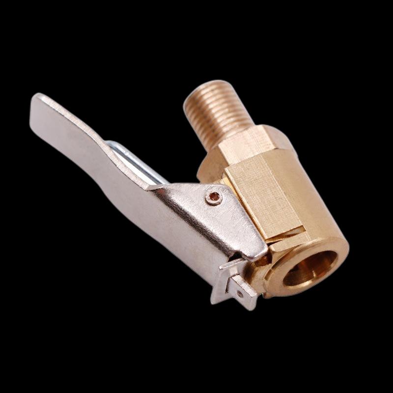 Snabbkoppling Bil Däck Uppblåsningsmunstycke Adapter - Clip-on Pumphuvud