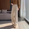 Women's Wide-Leg Petite Mink Fleece Pants - Winter White