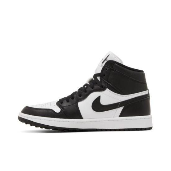 Air Jordan 1 High Golf Panda Lifestyle Casual Unisex Nero Bianco DQ0660-101