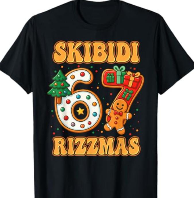 SKIBIDI 67 RIZZMAS Funny Six Seven Meme Christmas S