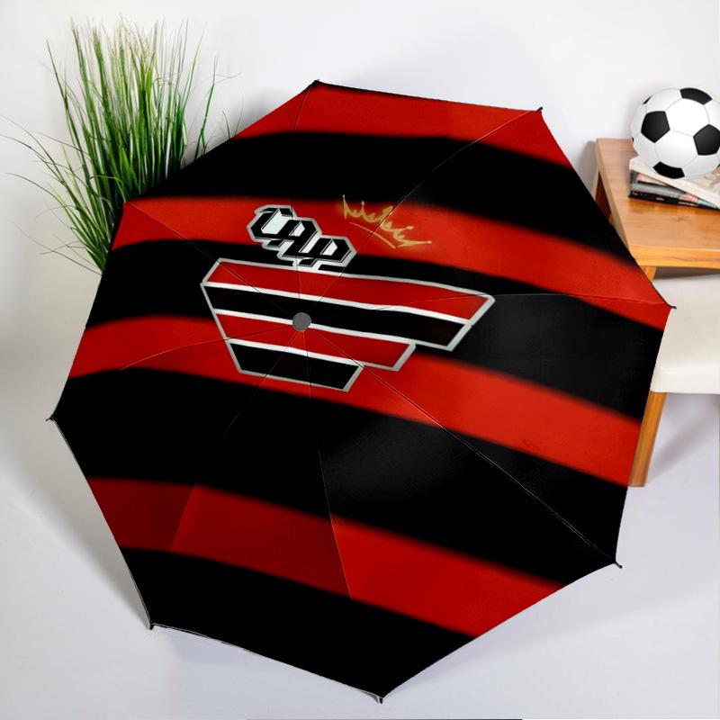 Athletico Football Club Printed Automatic Umbrella, 8-Frame for Travel, Camping, Casual Umbrella, Essential Gift for for Family and Friends