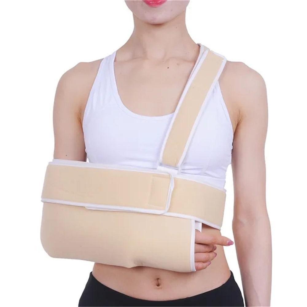 

Фиксирующая повязка на предплечье, регулируемая поддержка плеча и руки, бандаж, стабилизатор локтевого сустава при переломе, реабилитация, облегчение боли