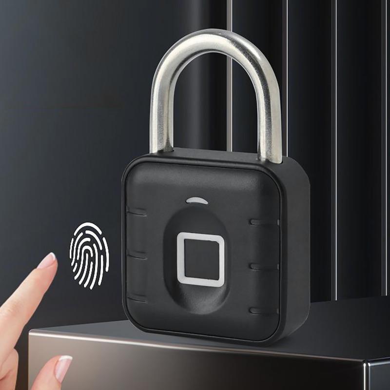 Smart Fingerprint Padlock Waterproof Keyless Security Bluetooth Electronic Luggage Bag Case Anti-theft Lock Outdoor Door Padlock